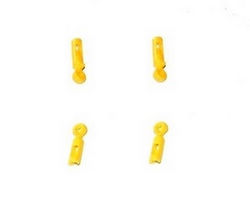 Shcong Syma S107H RC Helicopter accessories list spare parts fixed set of tail support bar (Yellow)