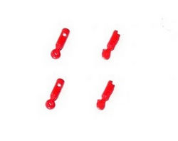 Shcong Syma S107H RC Helicopter accessories list spare parts fixed set of tail support bar (Red)