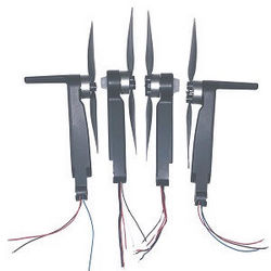 Syma W3 X35 side motors bar set with propellers (Assembly)