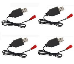 Shcong MJX T04 T604 T-64 RC helicopter accessories list spare parts USB charger wire 4pcs