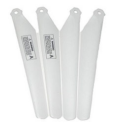 Shcong MJX T04 T604 T-64 RC helicopter accessories list spare parts main blades White 1set