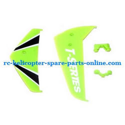 Shcong MJX T10 T11 T610 T611 RC helicopter accessories list spare parts tail decorative set (Green)