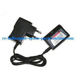Shcong MJX T23 T623 RC helicopter accessories list spare parts charger + balance charger box
