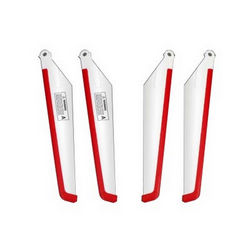 Shcong MJX T34 T634 RC helicopter accessories list spare parts main blades (Red)