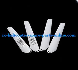 Shcong MJX T38 T638 RC helicopter accessories list spare parts main blades (2x upper + 2x lower)