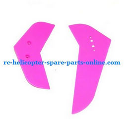 Shcong MJX T40 T640 T40C T640C RC helicopter accessories list spare parts tail decorative set pink