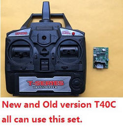 Shcong MJX T40 T640 T40C T640C RC helicopter accessories list spare parts transmitter + PCB board (set) New and Old version T40c all can use this set.