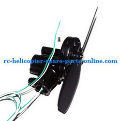 Shcong MJX T43 T643 RC helicopter accessories list spare parts tail blade + tail motor + tail motor deck (set)