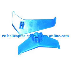 Shcong MJX T54 T654 RC helicopter accessories list spare parts tail decorative set (Blue)