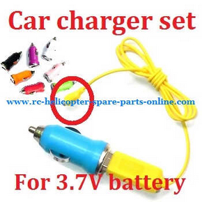 Shcong Car charger + USB charger wire for 3.7V battery (Set) # 3.7V (V2)