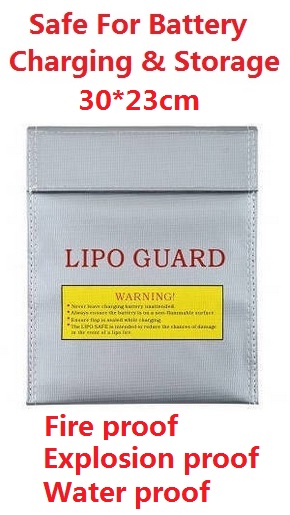 LH-1301 Battery explosion proof,Waterproof,Fireproof bag.Put battery inside when charging.