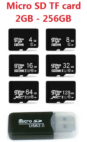Shcong MJX B19 TF Micro SD card and card reader 2GB - 512GB you can choose