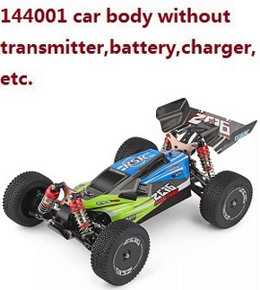 Shcong Wltoys 144001 RC Car body without transmitter,battery,charger,etc. Green