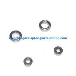 Shcong UDI U12 U12A helicopter accessories list spare parts 2x big bearing + 2x small bearing (set)