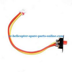 Shcong UDI U12 U12A helicopter accessories list spare parts on/off switch wire