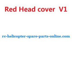 Shcong UDI U23 helicopter accessories list spare parts head cover (Red V1)