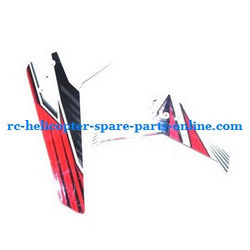 Shcong UDI U23 helicopter accessories list spare parts tail decorative set (Red)