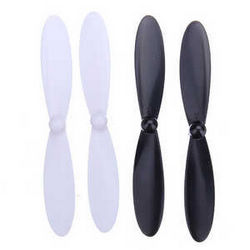 Shcong UDI RC U27 quadcopter accessories list spare parts main blades propellers (Black-White)
