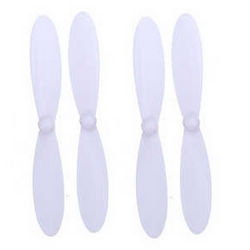 Shcong UDI RC U27 quadcopter accessories list spare parts main blades propellers (White)