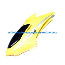Shcong UDI RC U6 helicopter accessories list spare parts head cover yellow color