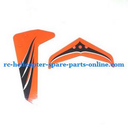 Shcong UDI U7 helicopter accessories list spare parts tail decorative set orange color