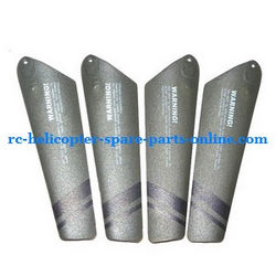 Shcong UDI U803 helicopter accessories list spare parts main blades (2x upper + 2x lower) - Click Image to Close