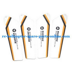 Shcong UDI U807 U807A helicopter accessories list spare parts main blades (Yellow)