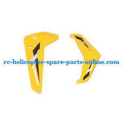 Shcong UDI U807 U807A helicopter accessories list spare parts tail decorative set (Yellow)