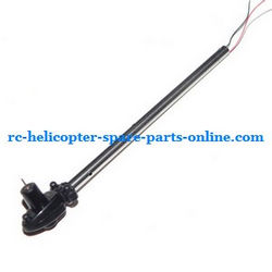 Shcong UDI U813 U813C helicopter accessories list spare parts tail big pipe + tail motor + tail motor deck (Black)