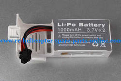 Shcong UDI RC U842 U842-1 U842 WIFI U818S U818SW quadcopter accessories list spare parts battery + case set (White)