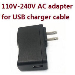 UDIRC UDI U841 U841A U841-1 U941 U941A 110V-240V AC Adapter for USB charging cable