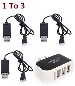 UDIRC UDI U841 U841A U841-1 U941 U941A 1 to 3 charger adapter with 3*USB wire set