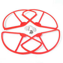 Shcong Wltoys WL V303 quadcopter accessories list spare parts outer protection frame set (Red)