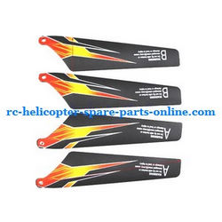 Shcong WLtoys WL V319 helicopter accessories list spare parts main blades (Red)