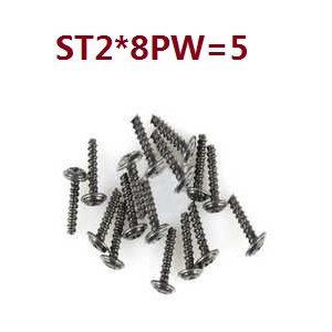 Shcong Wltoys WL V383 quadcopter accessories list spare parts ST 2*8 PW=5 screws - Click Image to Close