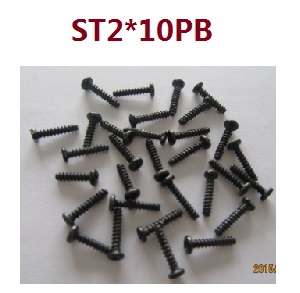Shcong Wltoys WL V383 quadcopter accessories list spare parts ST 2*10 PB screws - Click Image to Close
