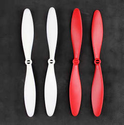 Shcong Wltoys WL V393 quadcopter accessories list spare parts main blades propellers (Red-White)