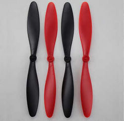 Shcong Wltoys WL V393 quadcopter accessories list spare parts main blades propellers (Red-Black)