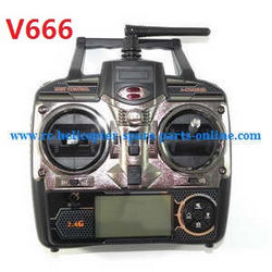 Shcong Wltoys WL V656 V666 quadcopter accessories list spare parts remote controller transmitter (V666)