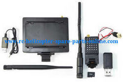 Shcong Wltoys WL V656 V666 quadcopter accessories list spare parts 5.8G FPV camera and monitor set