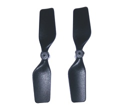 Shcong Wltoys WL V911 V911-1 V911-2 RC helicopter accessories list spare parts tail blade (Black) 2pcs - Click Image to Close