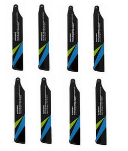 Shcong Wltoys WL V911S RC Helicopter accessories list spare parts main blades (Black-Blue) 8pcs