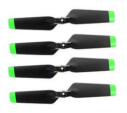 Shcong Wltoys XK V912-A RC Helicopter accessories list spare parts tail blade (Black-Green) 4pcs