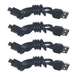 Shcong Wltoys XK V912-A RC Helicopter accessories list spare parts USB charger wire 4pcs