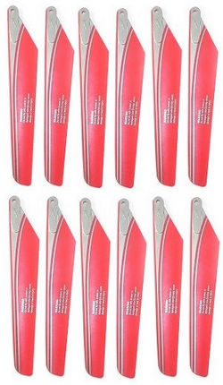 Shcong Wltoys XK V915-A RC Helicopter accessories list spare parts main blades (Red) 6sets
