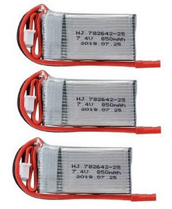 Shcong Wltoys XK V915-A RC Helicopter accessories list spare parts 7.4V 850mAh battery 3pcs
