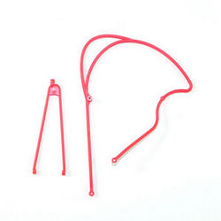 Shcong Wltoys XK V915-A RC Helicopter accessories list spare parts Tail connect parts (Red)
