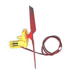 Shcong Wltoys JJRC WL V915 RC helicopter accessories list spare parts tail motor + tail motor deck (Yellow) + tail blade + tail blade (Red)