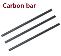 Shcong Wltoys WL V931 XK K123 AS350 RC helicopter accessories list spare parts carbon bar 3pcs
