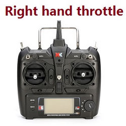 Shcong Wltoys WL V931 XK K123 AS350 RC helicopter accessories list spare parts remote controller transmitter (K123 K6) (Right hand throttle)